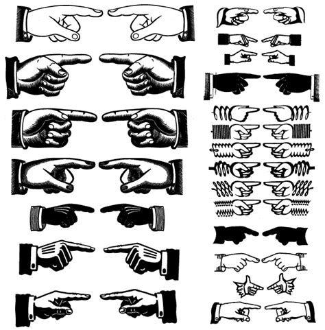 Free Pointing Hands Vector Art Vector For Free Download Freeimages