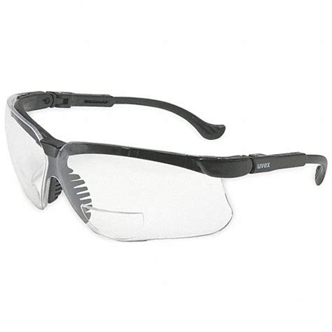 honeywell uvex bifocal safety reading glasses anti scratch no foam lining wraparound frame