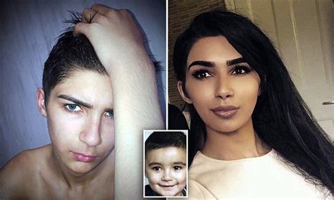 transgender teen from middlesbrough models new look on kim kardashian daily mail online