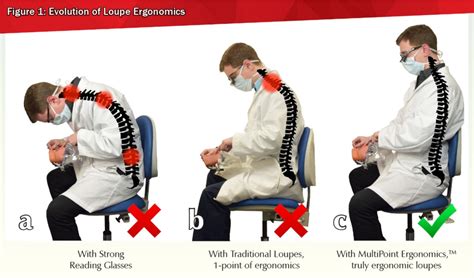 Multipoint Ergonomics™ Loupes Prevent Both Back And Neck Pain