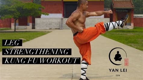 Leg Strengthening Kung Fu Workout Youtube