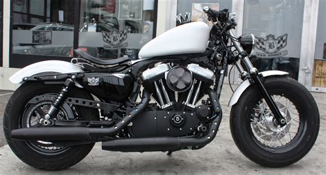 Hell Kustom Harley Davidson Sportster 48 By Bobber Fl