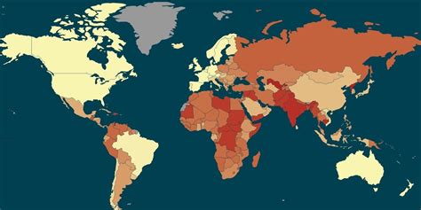 The Countries With The Most Slaves Inverse