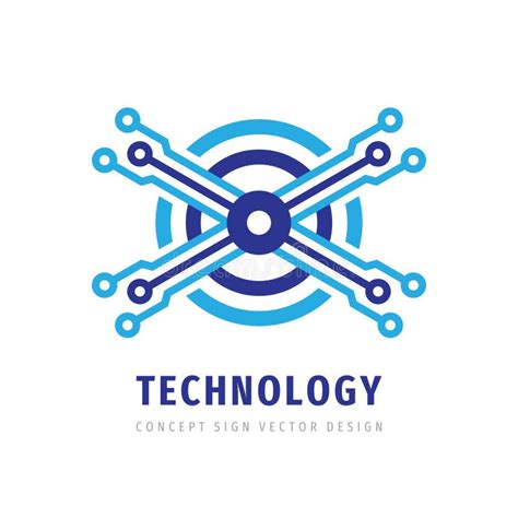 Data Digital Electronic Technology Vector Logo Template For Corporate