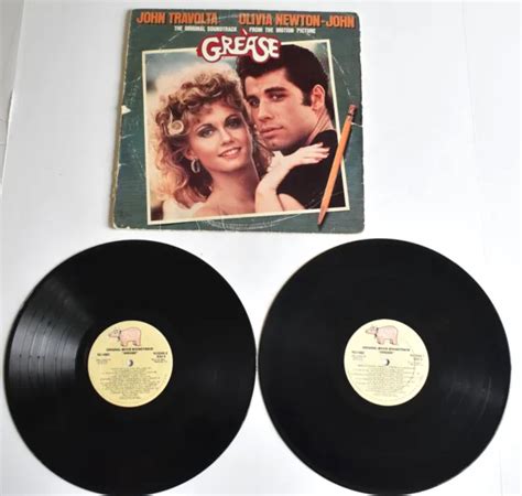 The Original Soundtrack Grease John Travolta Olivia Newton John Vinyl