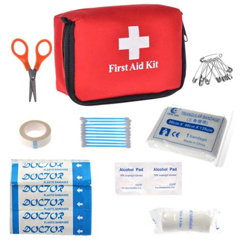 New Portable 10 Pcsset Emergency Survival First Aid Kit Outdoor Sports