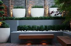 minimalis terraza decoracion jardines luces gardening pared exteriores belysning vackra opciones utomhus