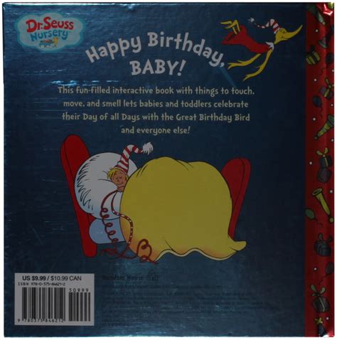 Dr Seuss Books Happy Birthday To You Happy Birthday To You Book