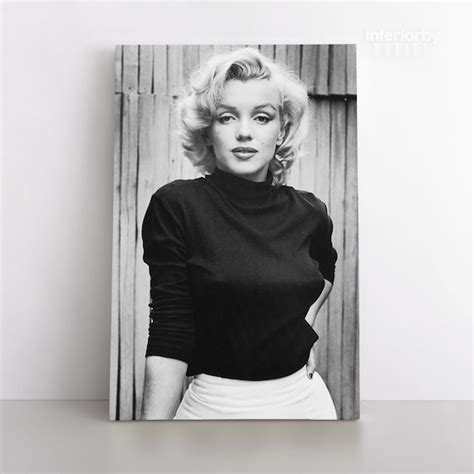 Marilyn Monroe Nude Canvas Naked Canvas Wall Hangings Etsy