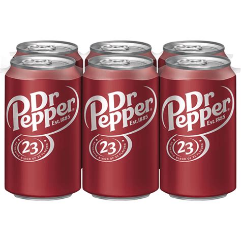 Dr Pepper 12 Fl Oz Cans 6 Pack Caseys Foods