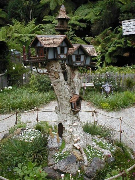 Tree Bird Houses Fairy Garden Houses Fairy Garden Diy Fairy Houses