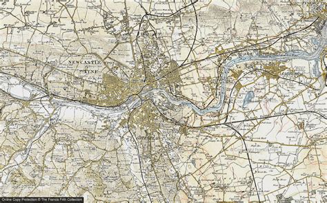 Old Maps Of East Gateshead Tyne And Wear Francis Frith