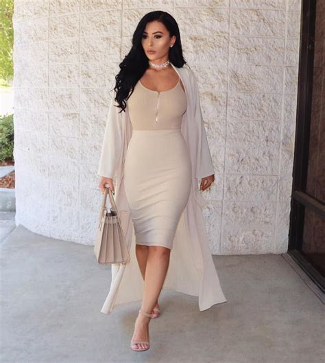 Beige Pencil Skirt Outfit Wedding Dress Dating Outfits For Black