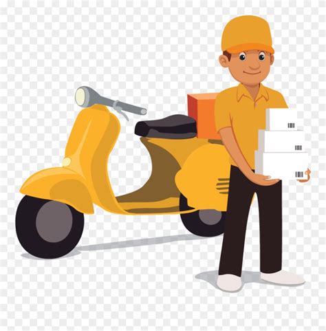 cartoon delivery man png - Clip Art Library