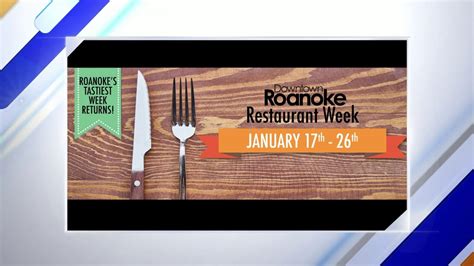Downtown Roanoke Restaurant Week Youtube