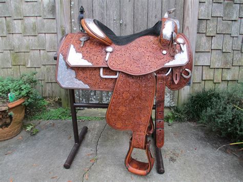 Harris Show Saddle With Silver Horn Fine Western Saddles