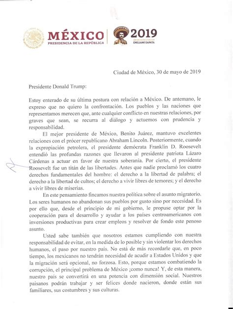Carta Al Presidente Trump By Carlos Andr S V Zquez M Rtinez Issuu