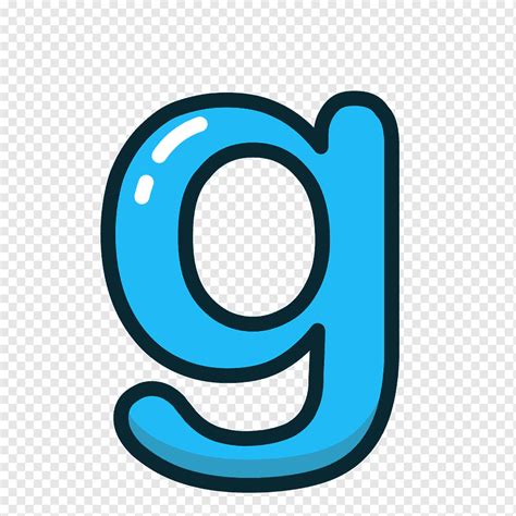 ícone Azul G Letra Minúscula Letras E Números Png Pngwing