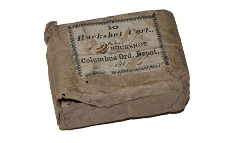 4 years old (ages in 6 days). LABEL AND WRAPPER FOR 10 BUCKSHOT CARTRIDGES — Horse Soldier