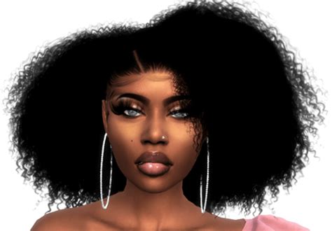 Sims 4 Afro CC The Best Afro Hairstyles SNOOTYSIMS
