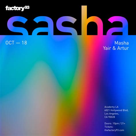 Factory 93 Sasha