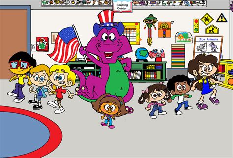 Barney Goes To School My Version By Purpledino100 On Deviantart