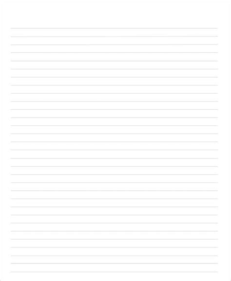 Printable Notebook Paper 28 Pdf Documents Download
