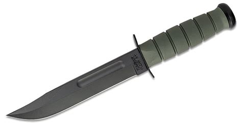 Ka Bar 5011 Foliage Green Fighting Knife 1175 Overall Fixed Blade W