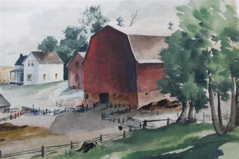 Adolf Dehn Deserted Farmyard Minnesota 1938 Rural Midwestern
