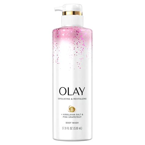 New Olay Exfoliating And Revitalizing Body Wash With Himalayan Salt