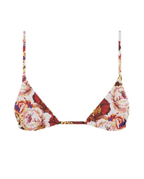 granny floral bikini top ark swimwear