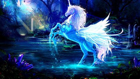 Unicorns With Wings Wallpaper