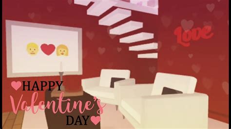 Adopt Me Valentines Day House 💕roblox Adopt Me Castle House Youtube