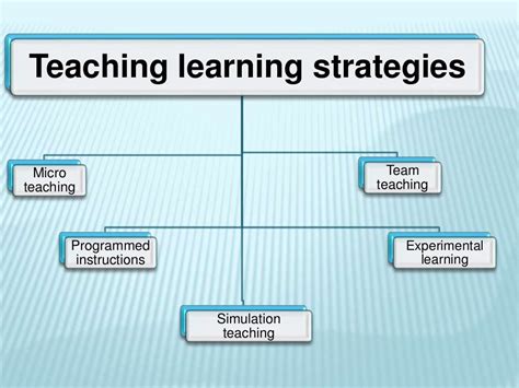 Teaching Learning Strategies
