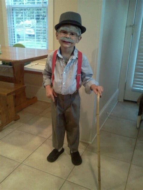 Old Man Costume For 100th Day Of School By Shannon Old Man Costume