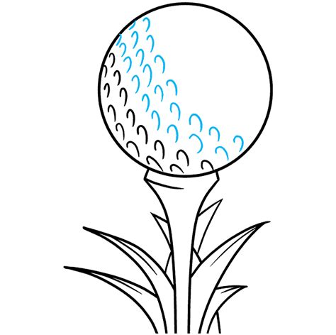 How To Draw A Golf Ball Really Easy Drawing Tutorial