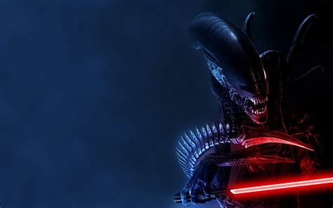 Alien Vs Predator Movie Still Screenshot Xenomorph Lightsaber Alien