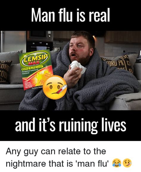 25 Best Memes About Man Flu Man Flu Memes