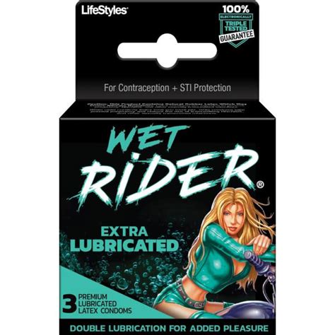 Wet Rider Extra Lubricated Latex Condoms 3 Pack On Literotica