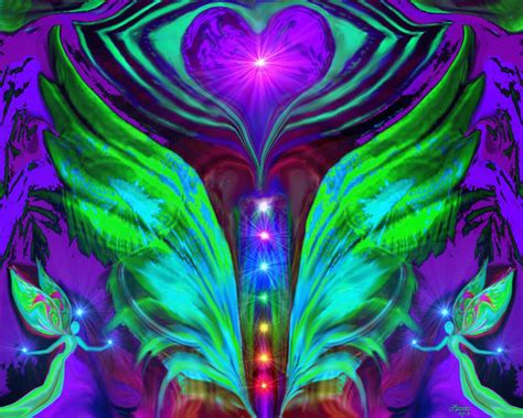 Chakra Art Energy Healing Reiki Angel Spread Your Wings