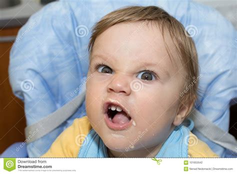 Angry Baby Face Stock Photo Image Of Expression Facial 101653542