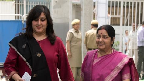 sushma swaraj s daughter bansuri is criminal lawyer know more about her india tv