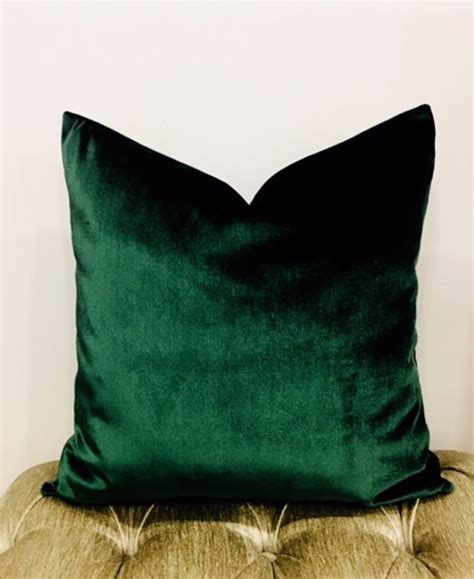 Luxury Dark Emerald Green Upholstery Velvet Fabric Fabric By Etsy