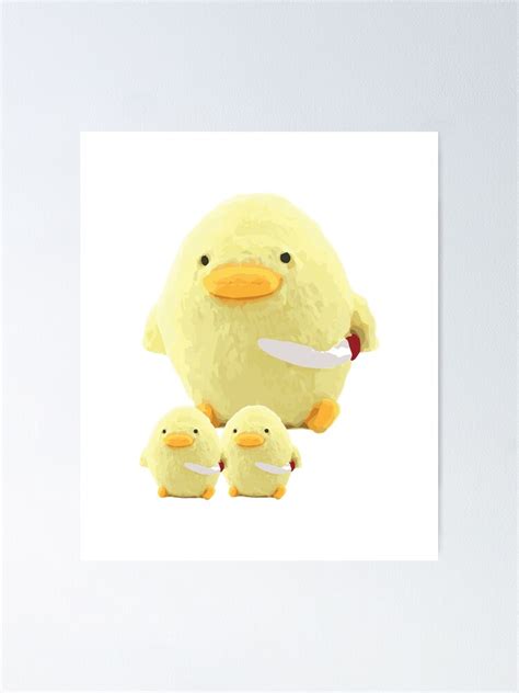 28cm New Cute Cartoon Toy Duck With Knife Plush Funny Arrogant Little