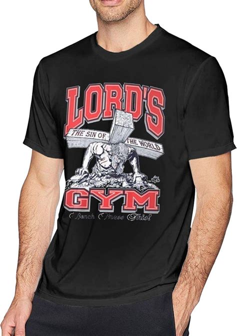 Iubbki Lords Gym Mens Short Sleeve T Shirt Uk
