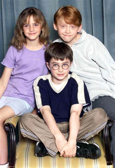 Photos Of Harry Potter S Daniel Radcliffe Emma Watson And Rupert Grint