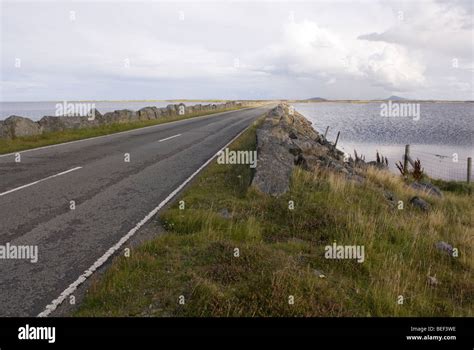 The Causeway South Uist The Outer Hebrides Scotland Stock Photo Alamy
