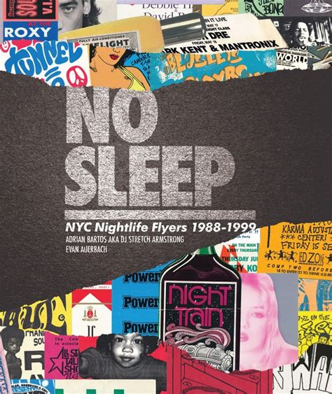 No Sleep | Un libro per i nostalgici della flyer art - GRIOT