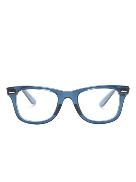 ray ban wayfarer ease square frame glasses farfetch