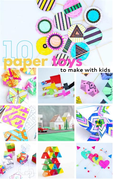 Easy And Fun Paper Toys To Make With Your Kids Babble Dabble Do